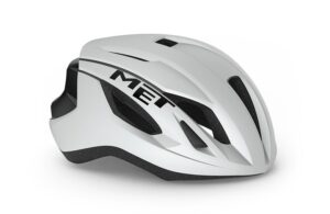 Casco met strale bianco