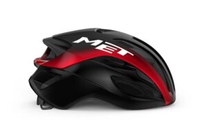 Casco met rivale mips  nero rosso metallizzato | lucido