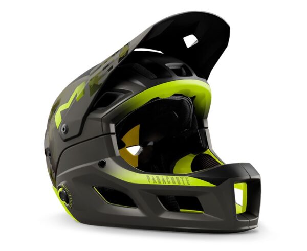 Casco met parachute mcr mips camo verde lime